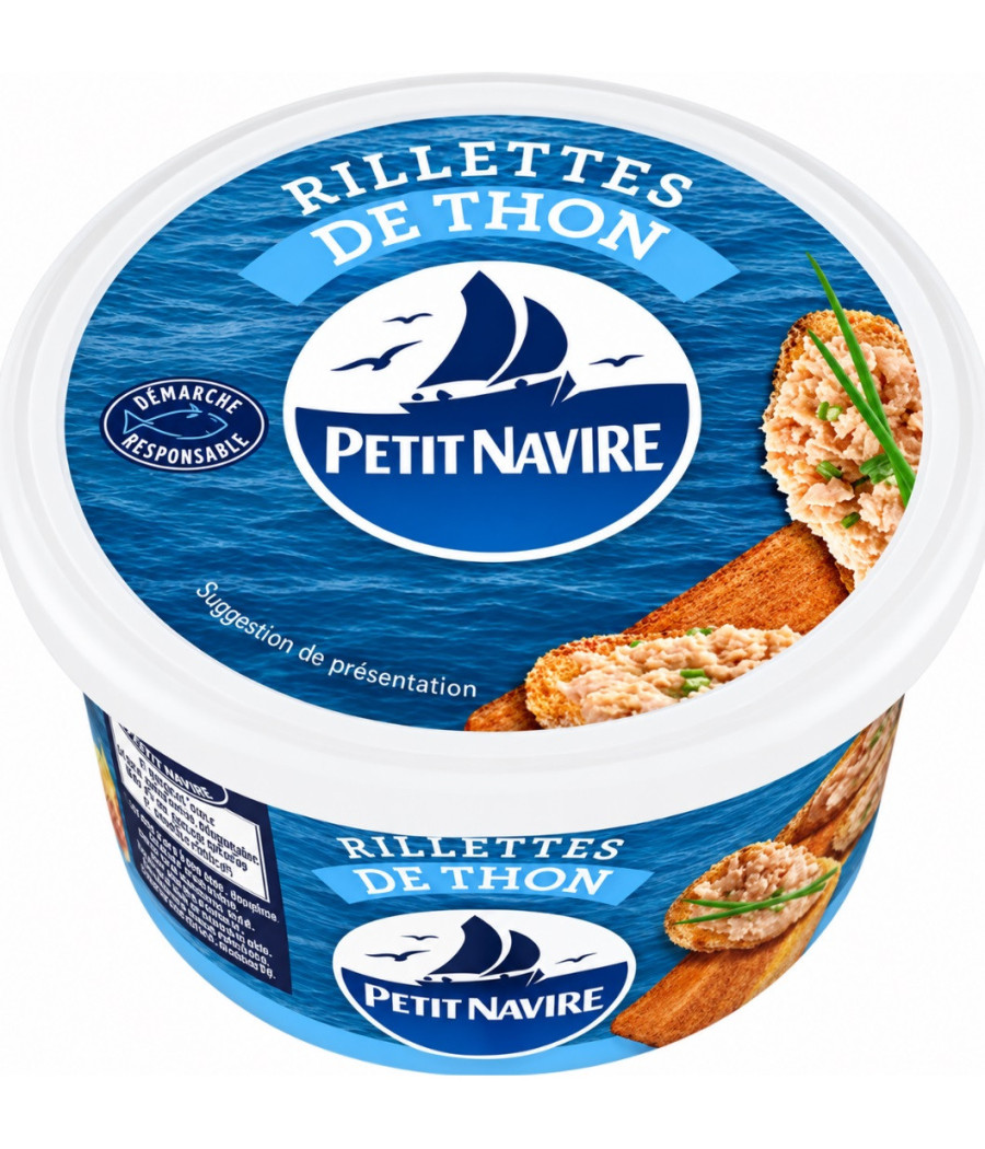 RILETTES DE THON PETIT NAVIRE 125G
