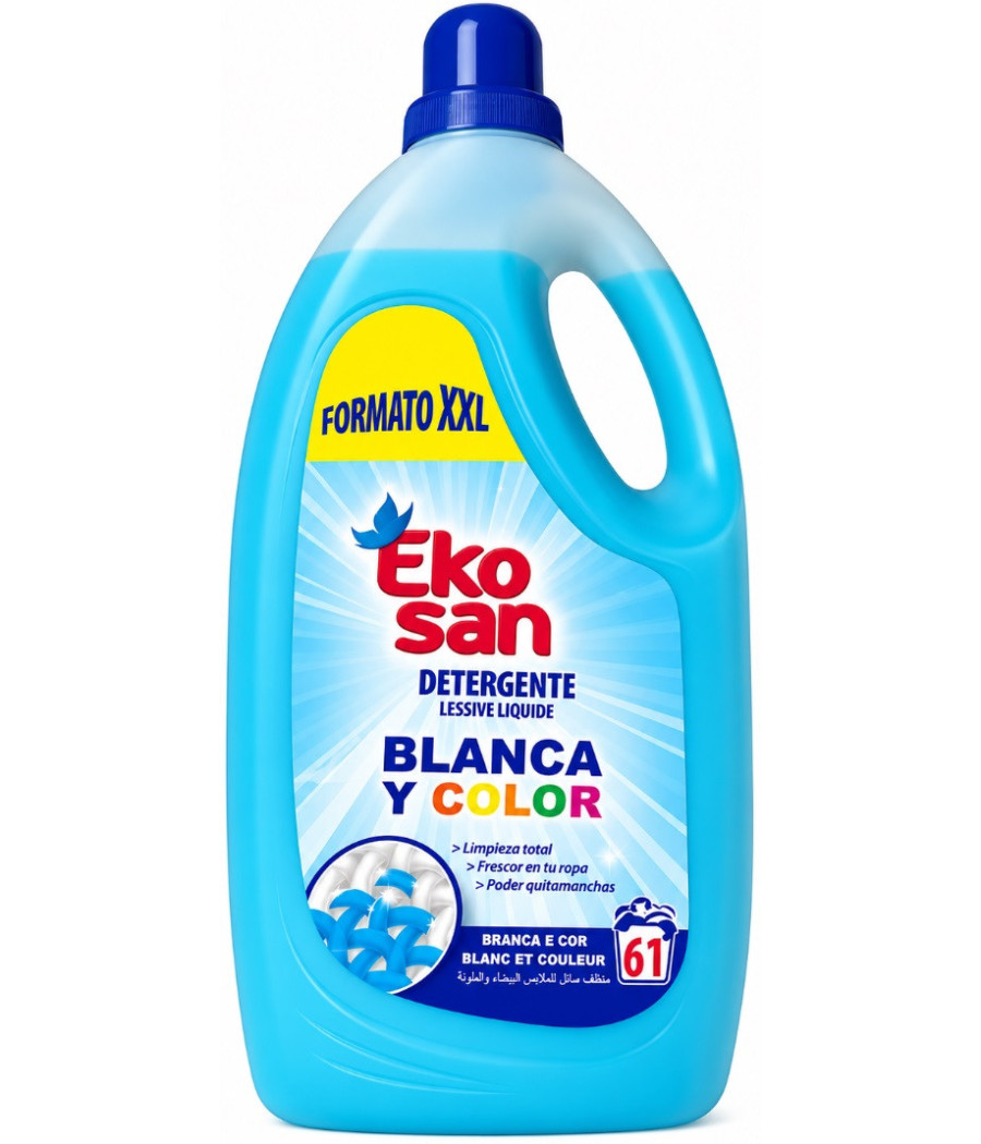 LESSIVE LIQUIDE LINGE BLANC EKOSAN 4L