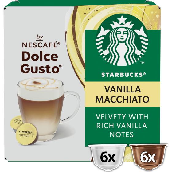 DOLCE GUSTO VANILLE MACCHIATTO STARBUCKS BY NESCAFE 12 CAPSULES
