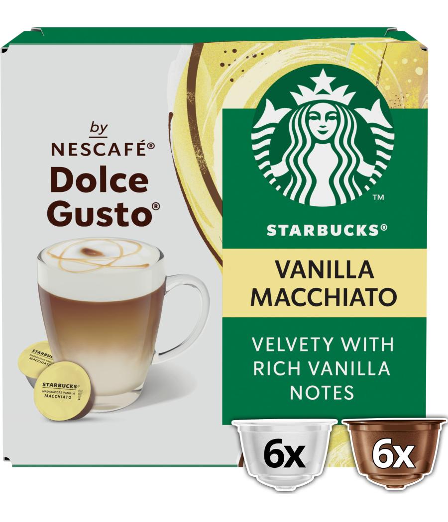 DOLCE GUSTO VANILLE MACCHIATTO STARBUCKS BY NESCAFE 12 CAPSULES