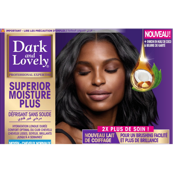 CREME DEFRISANT SANS SOUDE CHEVEUX NORMAUX DARK AND LOVELY