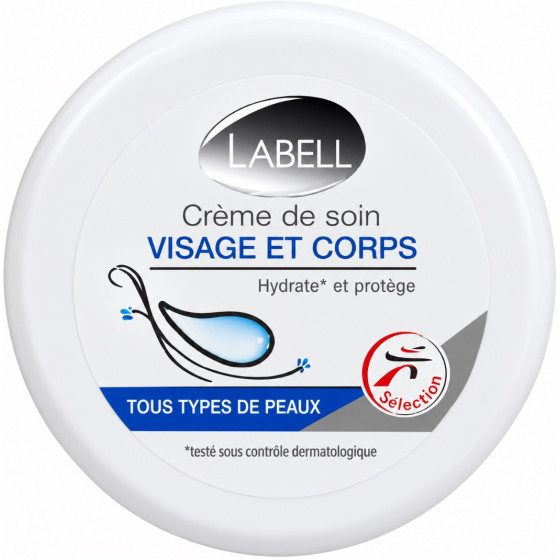 CREME DE SOIN VISAGE ET CORPS TOUT TYPES DE PEAUX  LABELL 250ML