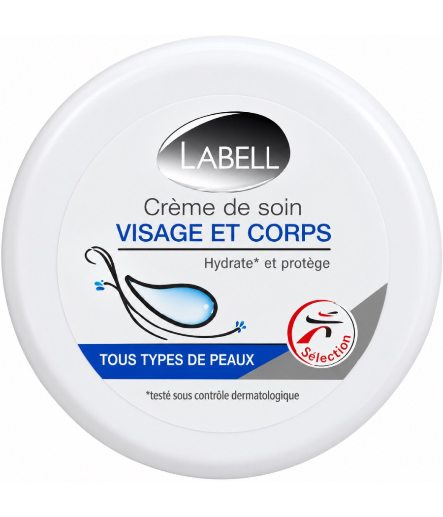 CREME DE SOIN VISAGE ET CORPS TOUT TYPES DE PEAUX  LABELL 250ML