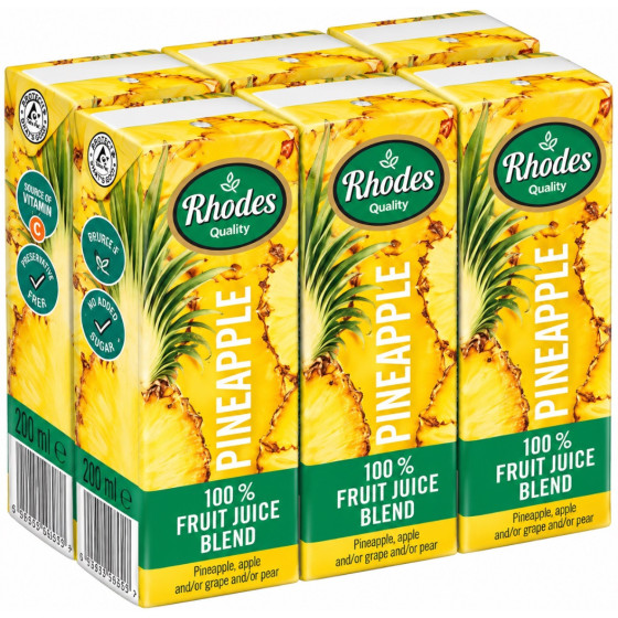PURE JUS ANANAS RHODES 6X20CL