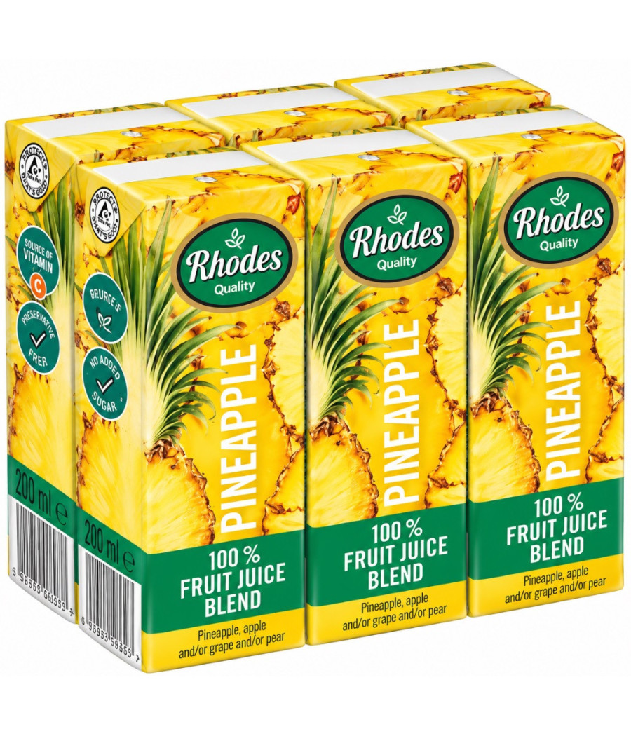 PURE JUS ANANAS RHODES 6X20CL