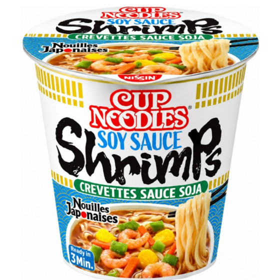 NOUILLES INSTANTANEES SAVEUR CREVETTE NISSIN 63G