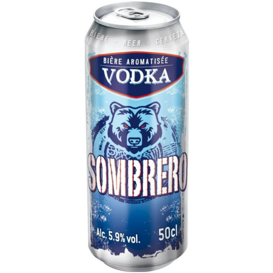 BIERE A BASE DE VODKA SOMBRERO 50CL