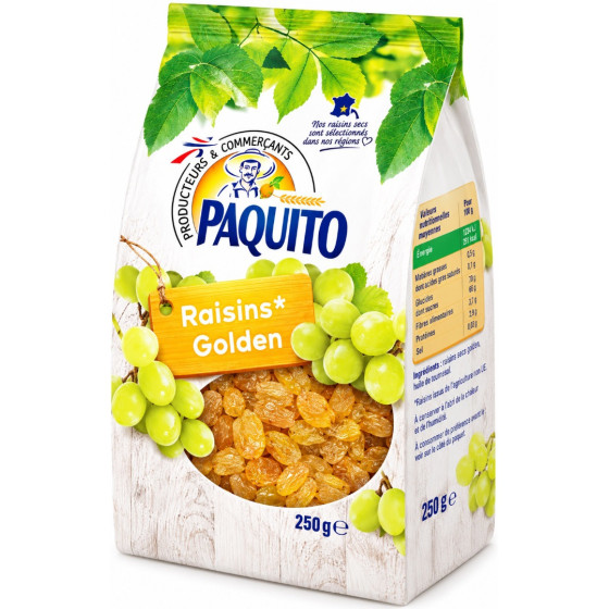 RAISIN SECS GOLDEN PAQUITO 250G