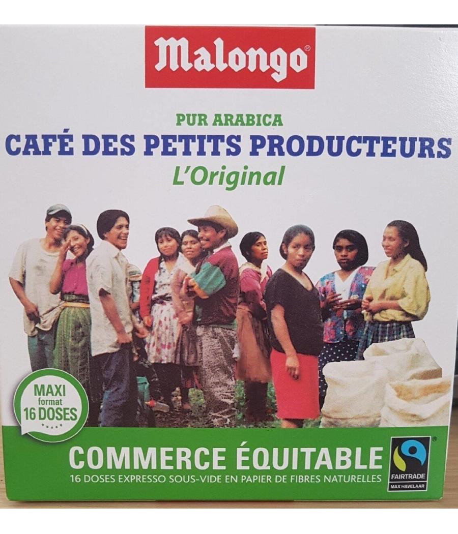 CAFE MALONGUO DES PETITS PRODUCTEURS L'ORIGINAL 104G  16 DOSES DE 6.5G