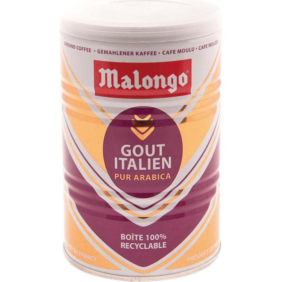 CAFE MALONGO MOULU ARABICA GOUT ITALIEN 250G
