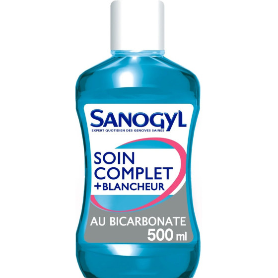 BAIN DE BOUCHE SOIN COMPLET ET BLANCHEUR SANOGYL 500ML