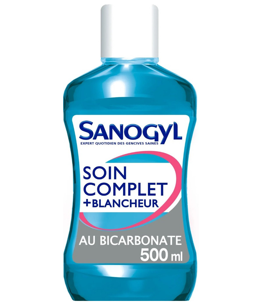 BAIN DE BOUCHE SOIN COMPLET ET BLANCHEUR SANOGYL 500ML