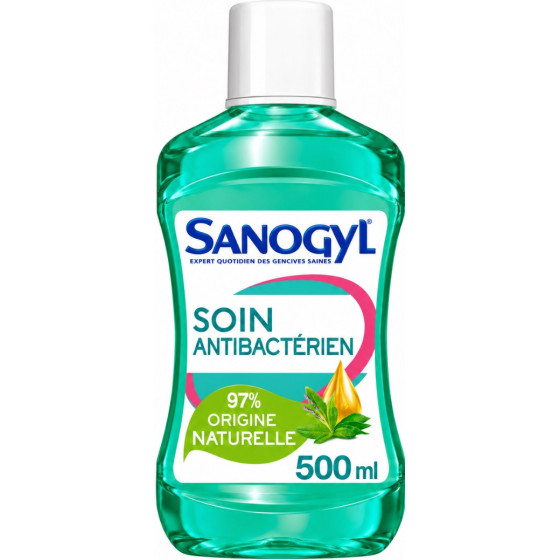 BAIN DE BOUCHE SOIN ANTIBACTERIEN SANOGYL 500ML