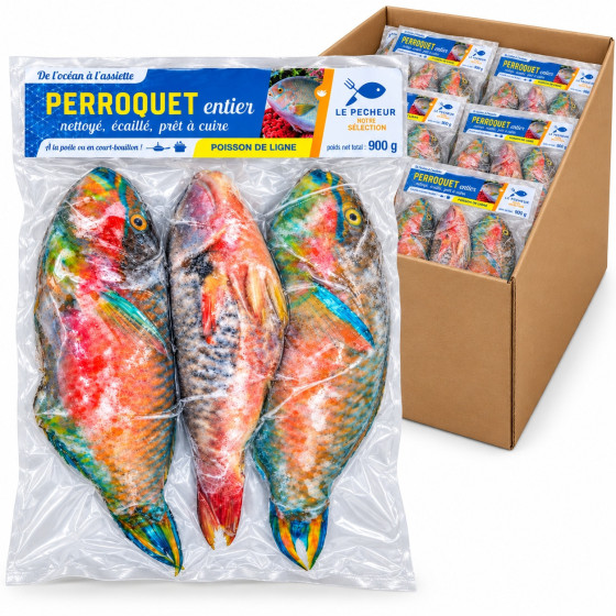 POISSON PERROQUET VESO SURGELÉ 300/600 G  CARTON 10X900G (9 KG)