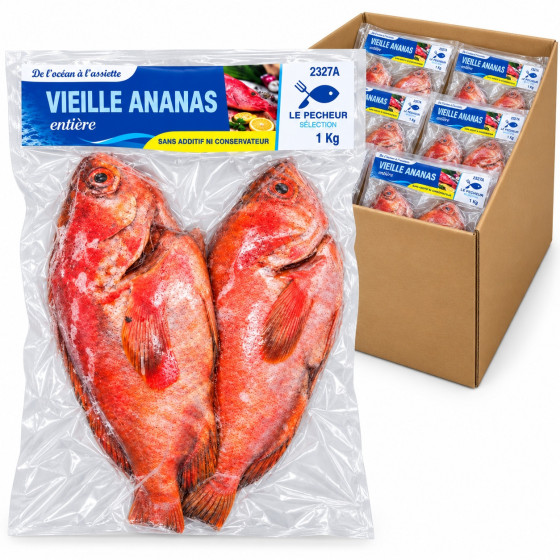 VIEILLE ANANAS VESO SURGELÉE 300/700 G  CARTON 10X1KG (10 KG)