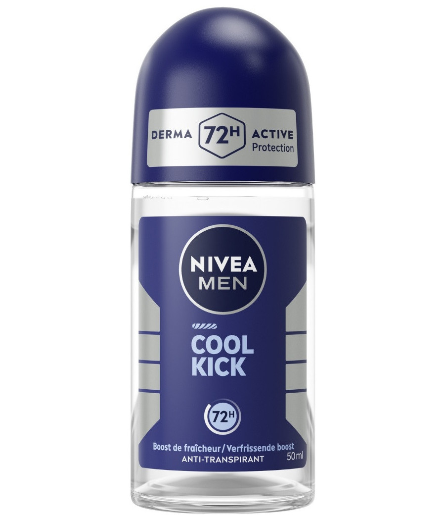 DÉODORANT BILLE HOMME ANTI-TRANSPIRANT COOL KICK NIVEA 50ML