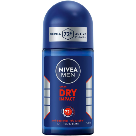 DÉODORANT BILLE HOMME ANTI-TRANSPIRANT DRY IMPACT NIVEA 50ML