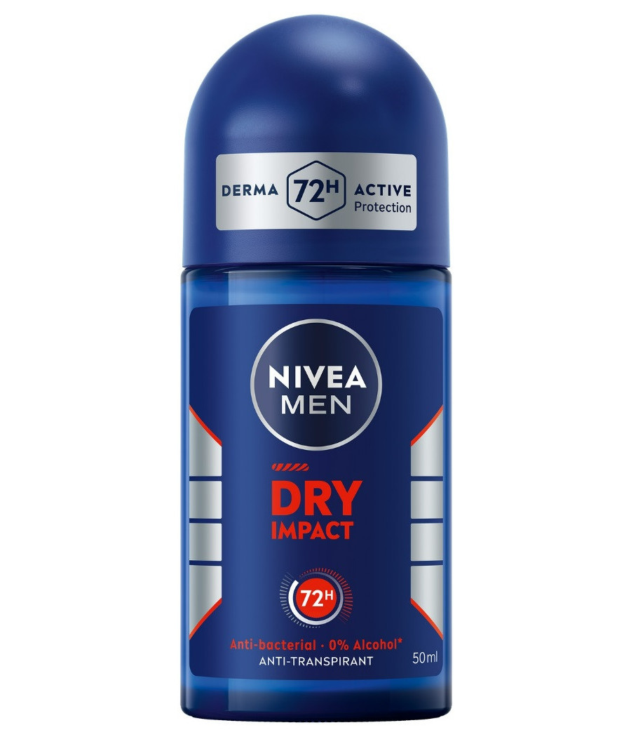 DÉODORANT BILLE HOMME ANTI-TRANSPIRANT DRY IMPACT NIVEA 50ML
