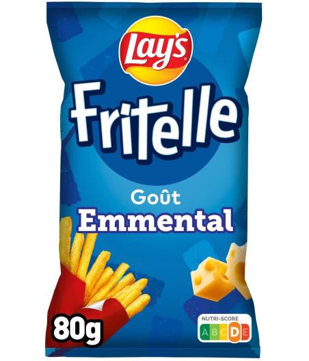 CHIPS LAYS FRITELLE GOUT EMMENTAL 80 G