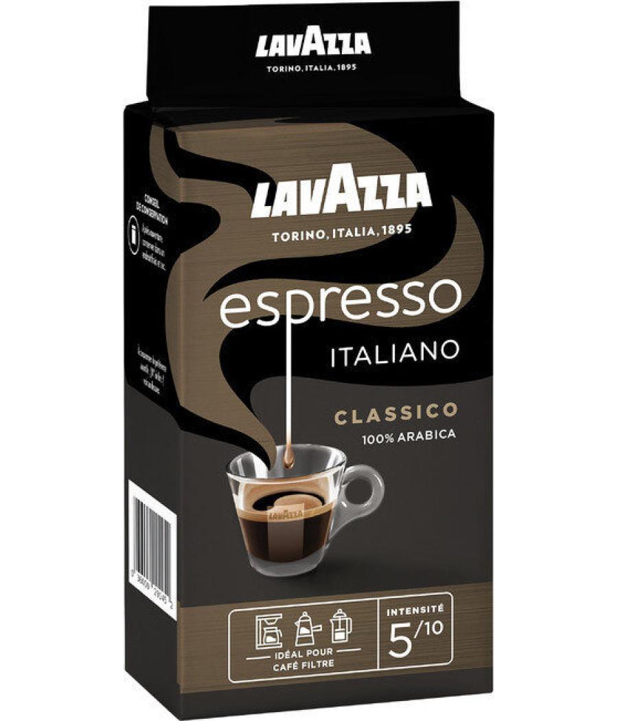 CAFE LAVAZZA MOULU 100% ARABICA. 250 G