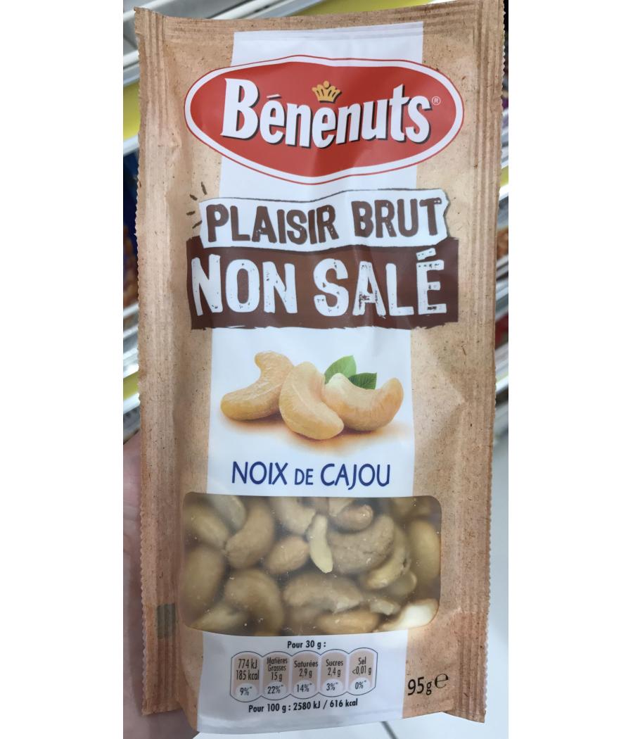 NOIX DE CAJOU BENENUTS PLAISIR BRUT NON SALE 95G