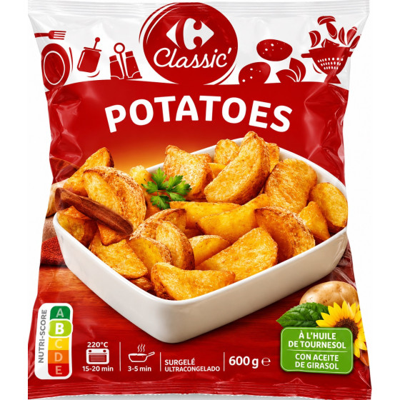 POTATOES CARREFOUR CLASSIC 600G