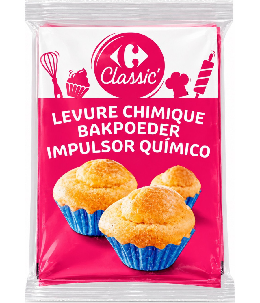 LEVURE CHIMIQUE CARREFOUR CLASSIC' 6X11G