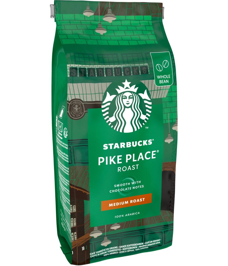 CAFE EN GRAINS MEDIUM ROAST PIKE PLACE STARBUCKS 450G