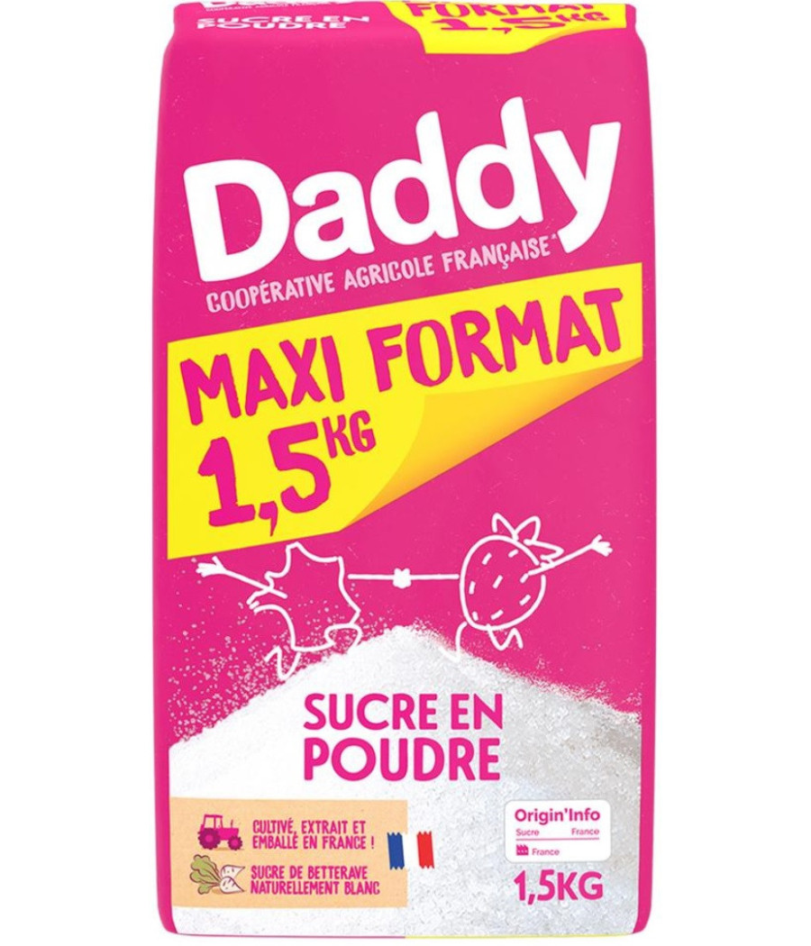 SUCRE EN POUDRE DADDY 1,5 KG