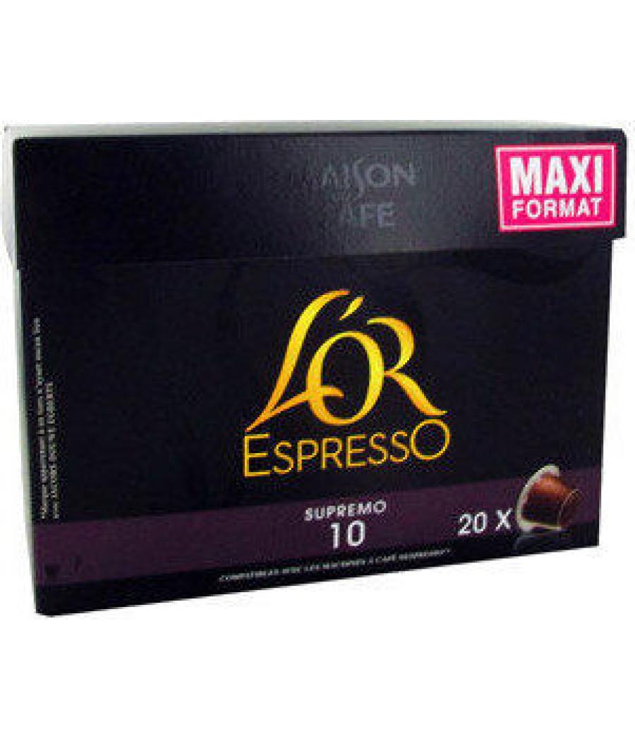 CAFE L'OR ESPRESSO SUPREMO X20 CAPSULES