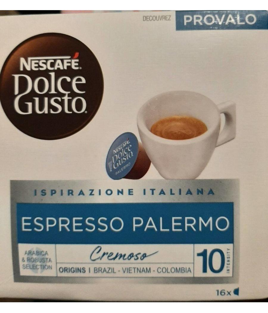 CAFE  NESCAFE DOLCE GUSTO ESPRESSO PALERMO X16 CAPSULES