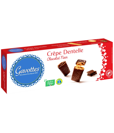 BISCUITS CREPE DENTELLE CHOCOLAT NOIR  GAVOTTES 90G