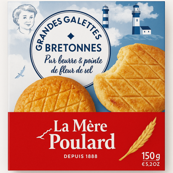 GALETTES BRETONNES LA MERE POULARD  150G