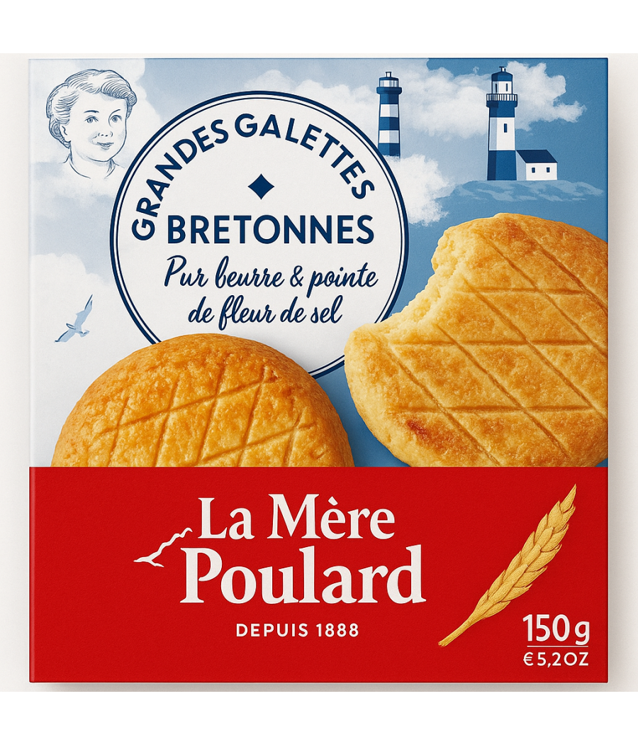 GALETTES BRETONNES LA MERE POULARD  150G