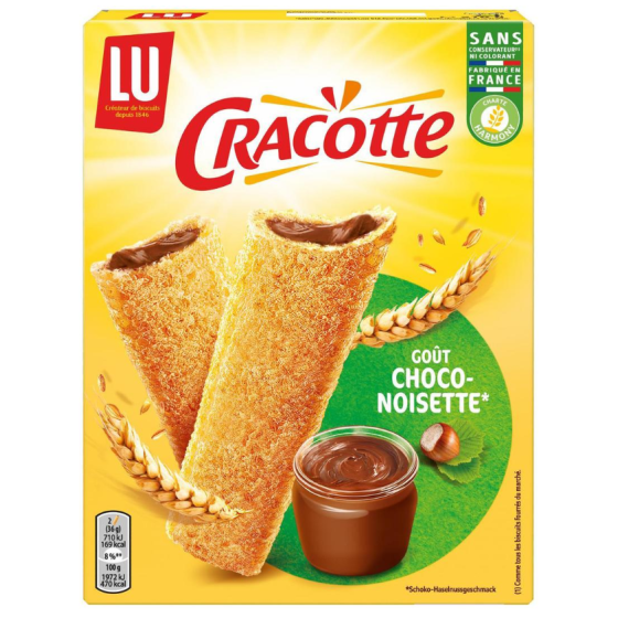 BISCOTTES FOURRES CHOCOLAT NOISETTE LU  216G