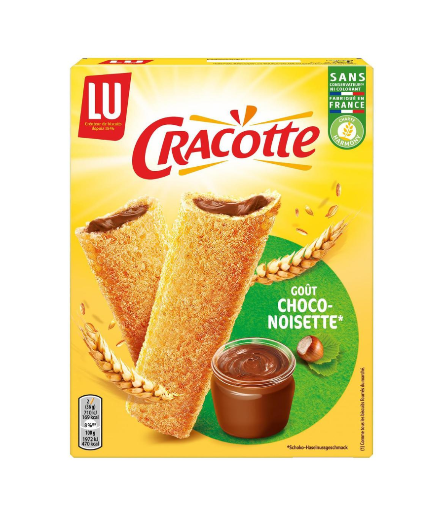 BISCOTTES FOURRES CHOCOLAT NOISETTE LU  216G