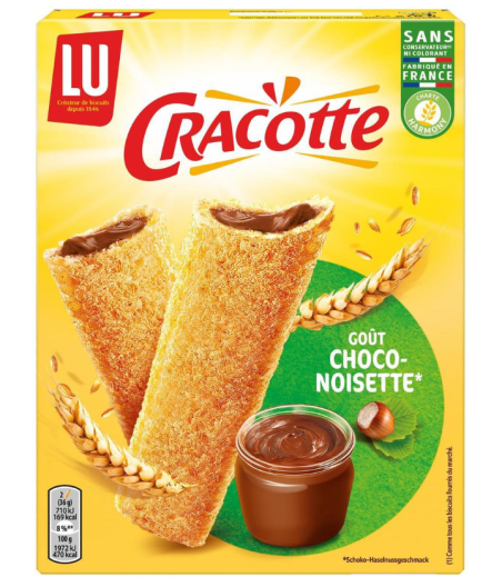 BISCOTTES FOURRES CHOCOLAT NOISETTE LU  216G