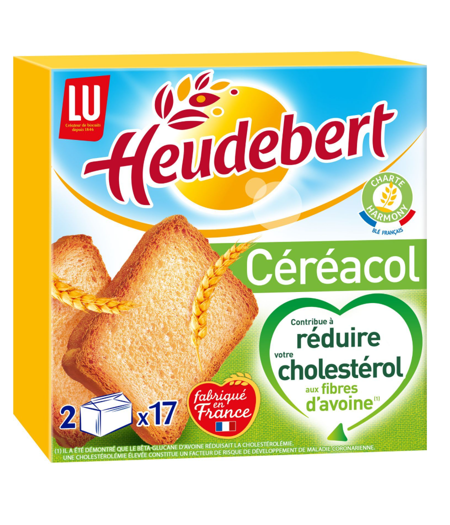 BISCOTTES FIBRES D'AVOINE LU 280G