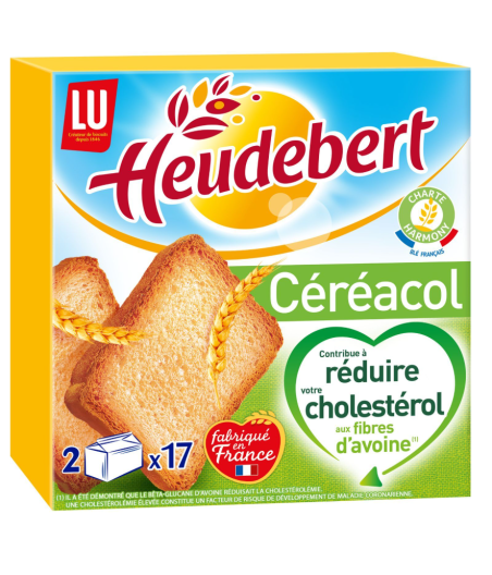 BISCOTTES FIBRES D'AVOINE LU 280G