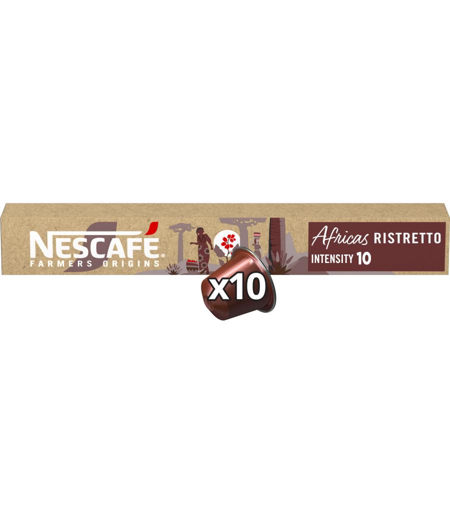 CAFE NESCAFE RISTRETTO ORIGINS  AFRICAS X10