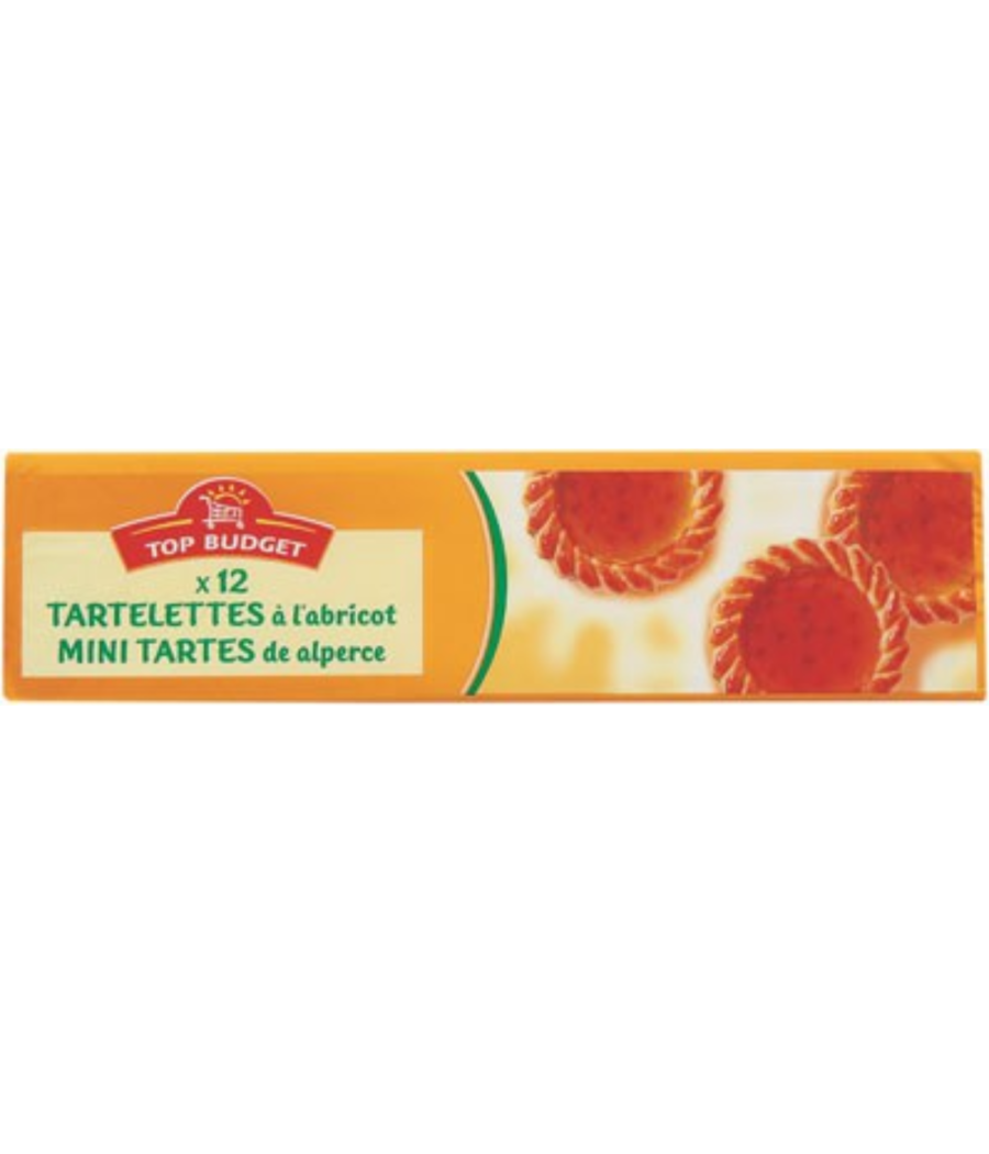 TARTELETTES A L'ABRICOT TOP BUDGET 200G