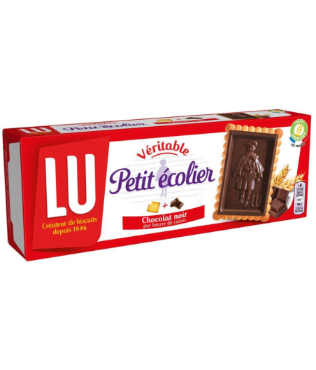 PETIT ECOLIER CHOCOLAT NOIR PUR BEURRE DE CACAO LU 150G