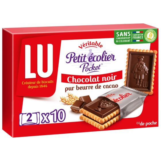 VERITABLE PETIT ECOLIER POCKET LU 250G