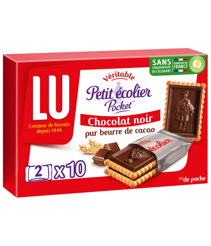 VERITABLE PETIT ECOLIER POCKET LU 250G