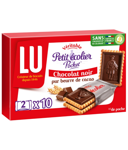 VERITABLE PETIT ECOLIER POCKET LU 250G