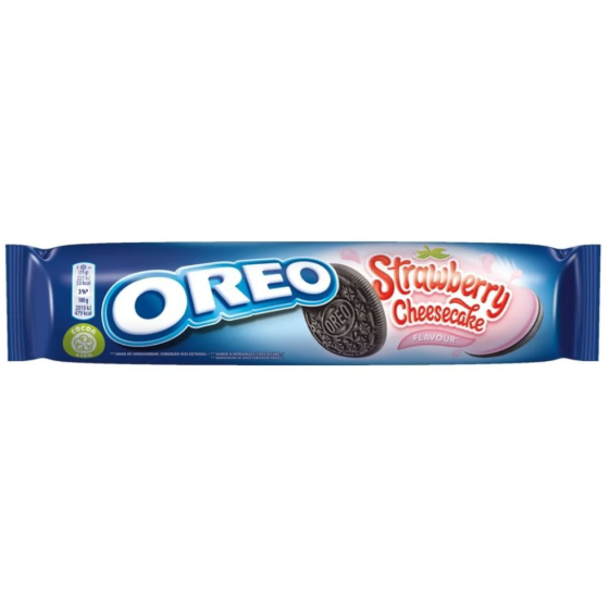BISCUITS OREO STRAWBERRY CHEESECAKE FLAVOUR 100G