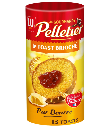 TOAST BRIOCHE PELLETIER 150G