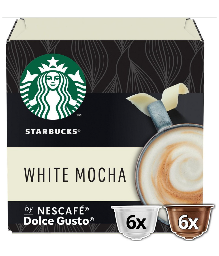 DOLCE GUSTO WHITE MOCHA STARBUCKS BY NESCAFE 12 CAPSULES