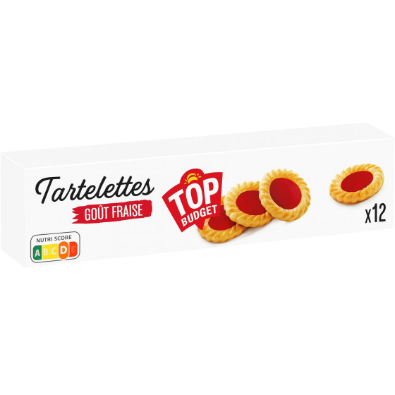 TARTELETTES FRAISE TOP BUDGET 200G