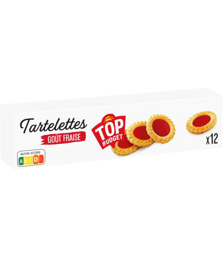 TARTELETTES FRAISE TOP BUDGET 200G